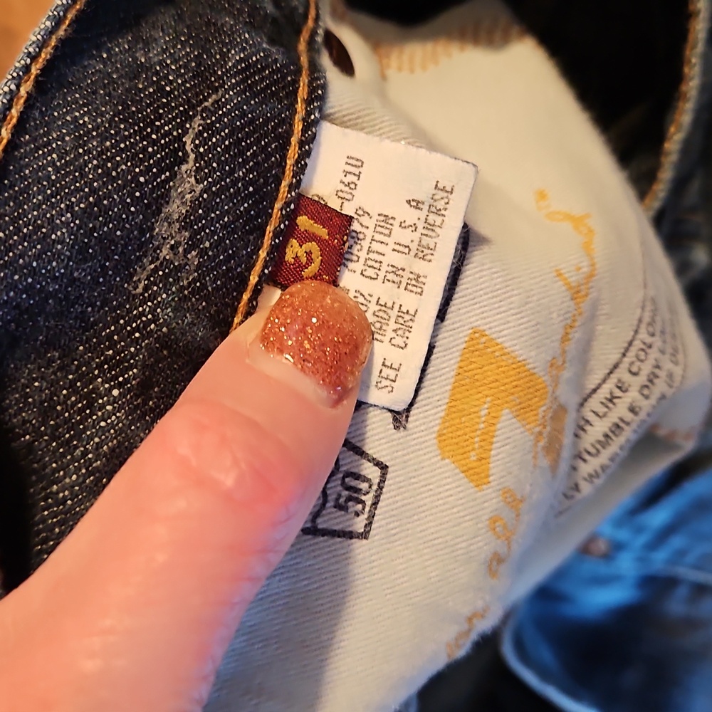 7 For All Mankind Bootcut Denim Jeans Size 31 - Picture 4 of 5
